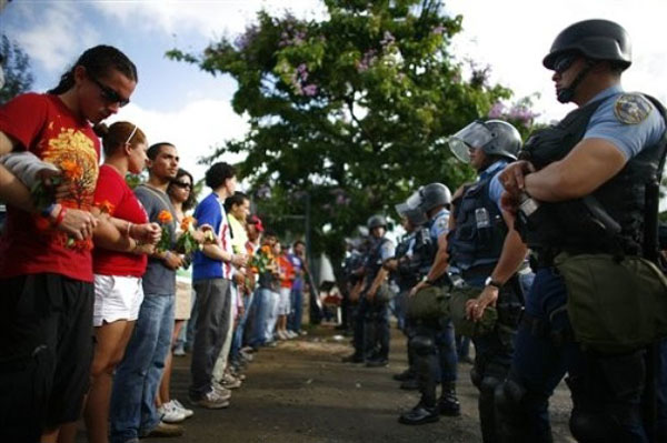 Estudiantes de la Universidad de Puerto Rico