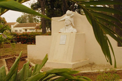 Busto del libertador haitiano Jean Jacques Dessalines