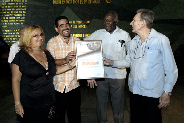 Acto-homenaje en el Memorial José Martí 