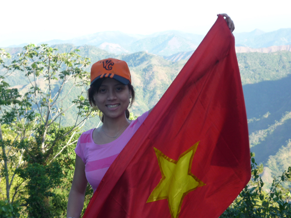 Huong Le Thi Thu, estudiante vietnamita Vanguardia Nacional de la FEU