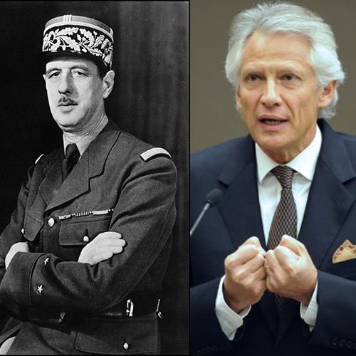 De Gaulle con De Villepin