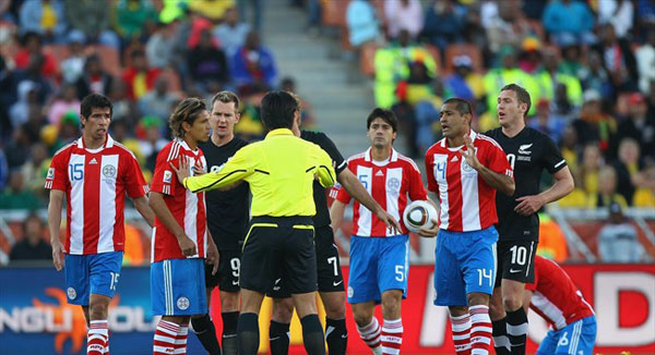 Paraguay vs Nueva Zelanda 