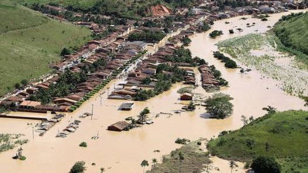 Inundaciones en Brasil