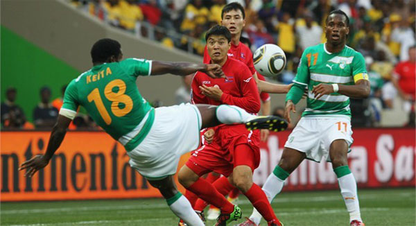 Costa de Marfil vs Corea del Norte