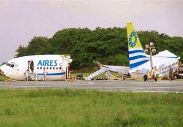 Accidente aéreo en Colombia