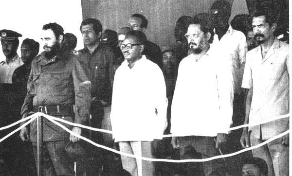 Visita del Comandante en Jefe a Angola