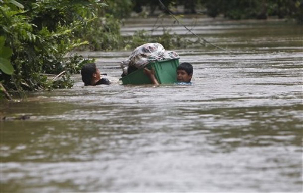 Inundaciones en Guatemala