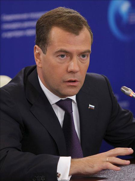 Presidente ruso Dmitri Medvedev