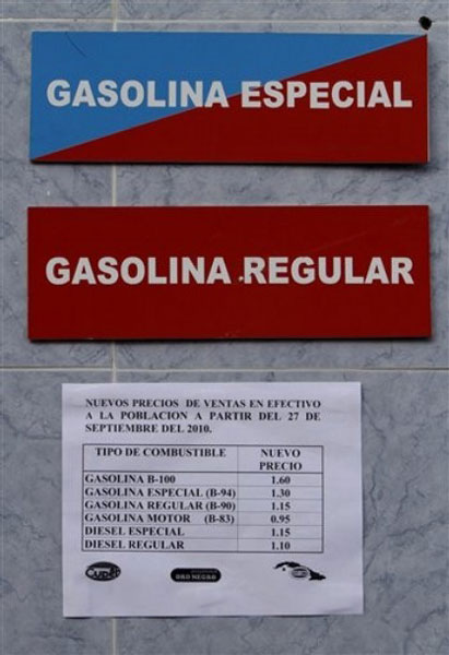 Gasolina y diésel