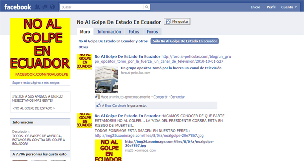 Facebook contra Ecuador