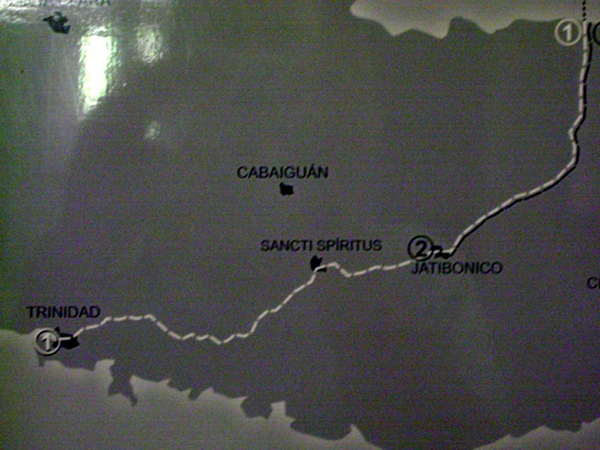 Recorrido de las bandas