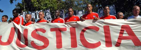Cubanos piden justicia para las víctimas del terrorismo