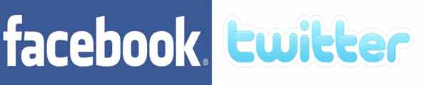 Facebook y Twitter