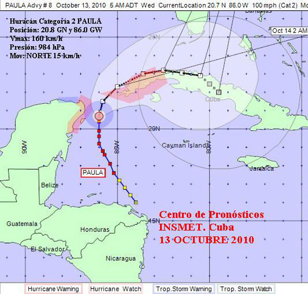 Paula, el huracán que acecha