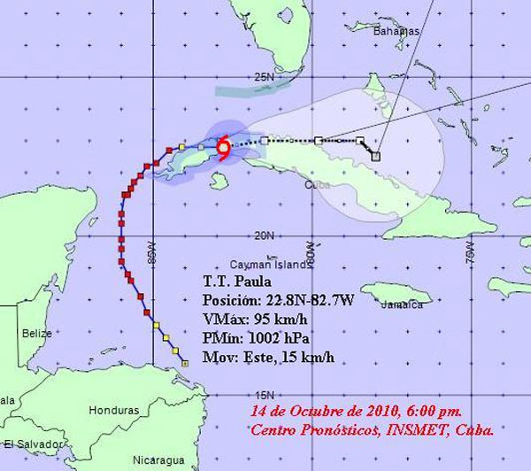 Tormenta tropical Paula