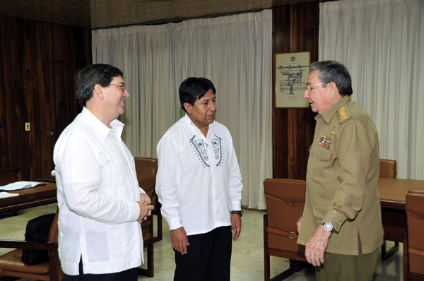 Ministro de Relaciones Exteriores de Bolivia de visita en Cuba