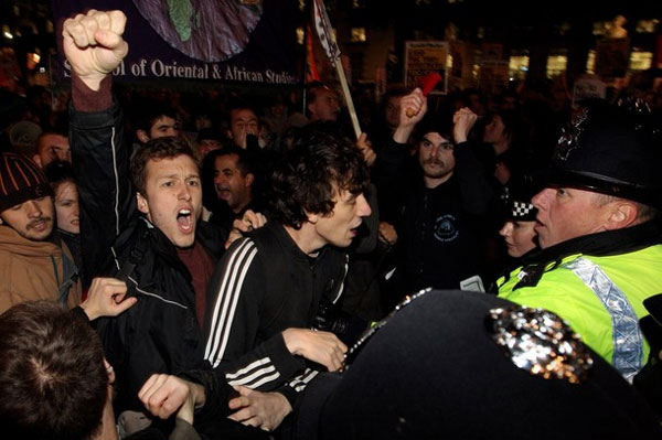 Manifestaciones en Inglaterra