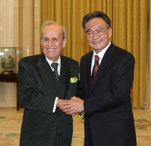 Ricardo Alarcón y Wu Bangguo