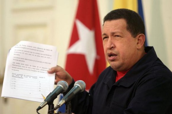 El Presidente Chávez en La Habana