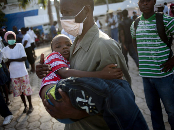 Centenares de muertos por colera en Haití