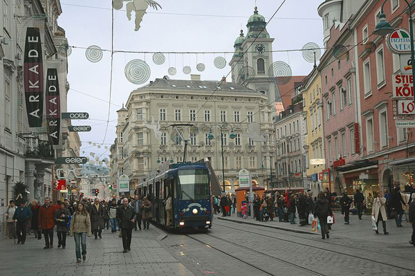 La ciudad de Linz, situada al norte de Austria