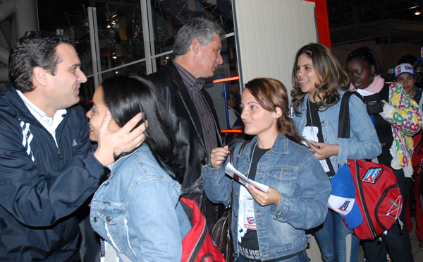 Delegación cubana al XVII Festival Mundial de la Juventud y los Estudiantes