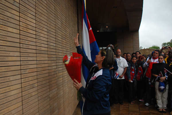 Homenaje en Freedom Park