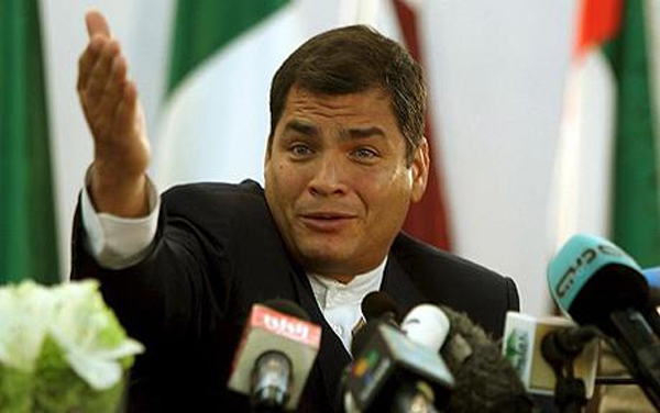 Presidente de Ecuador, Rafael Correa