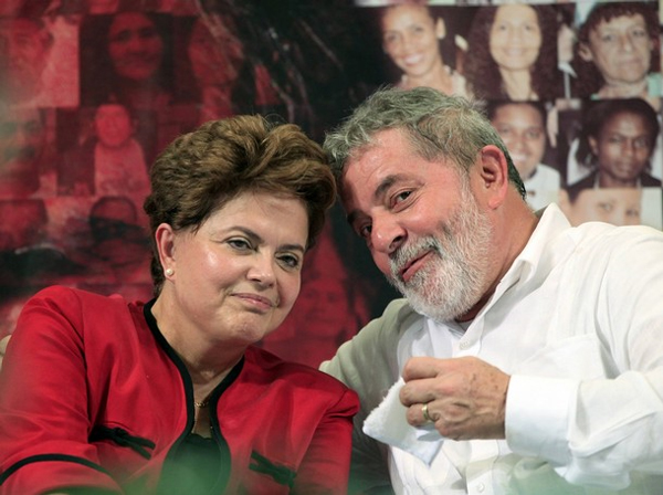 Luis Inacio Lula da Silva y Dilma Rousseff 