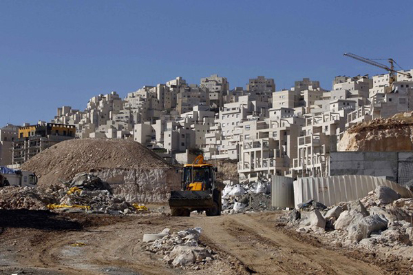 Construcción de asentamiento judíos