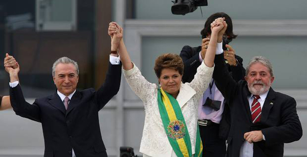 Luiz Inácio Lula da Silva y Dilma Rousseff