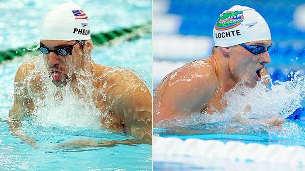 El tiburón de Baltimore, Michael Phelps, y Ryan —el cocodrilo Lochte— 