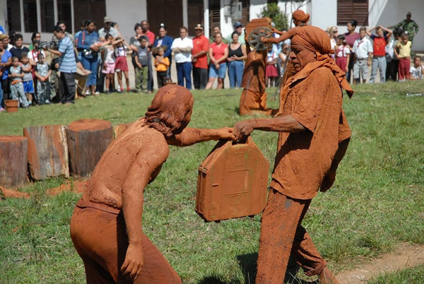 Espectáculo de teatro callejero