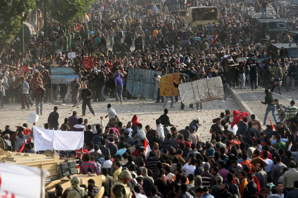 Enfrentamientos en El Cairo