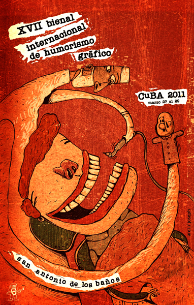 Cartel de la XVII Bienal Internacional del Humor