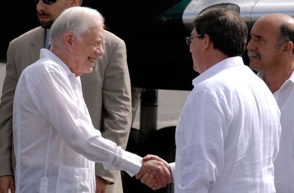 James Carter en Cuba