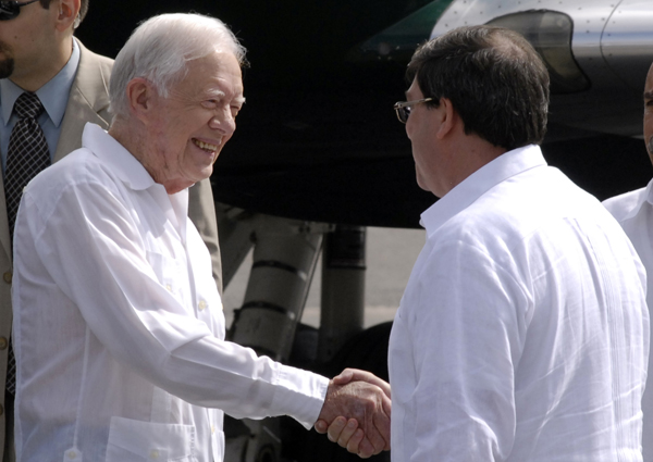 James Carter en Cuba