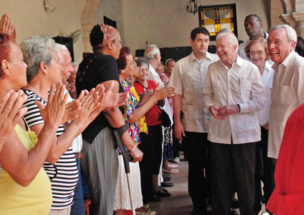 James Carter en Cuba