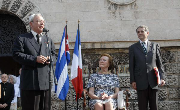 Ceremonia de reapertura del Museo Napoleónico