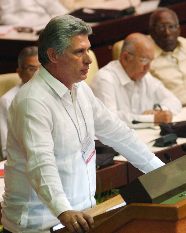 Delegado Miguel Díaz Canel