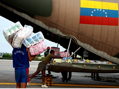 Donativo a Colombia