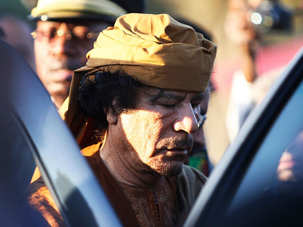 Líder Muammar Al Gaddafi