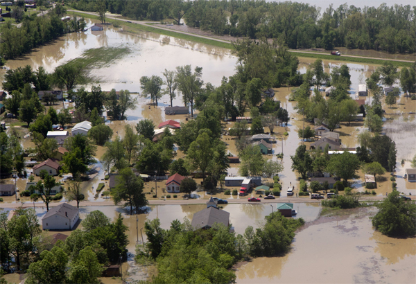 Tiptonville inundado