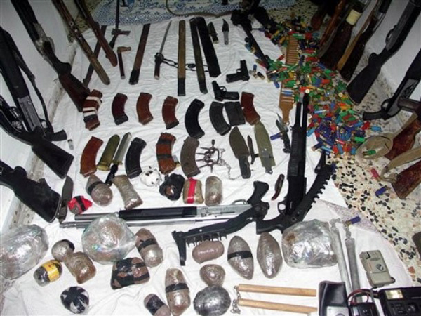 Armas confiscadas