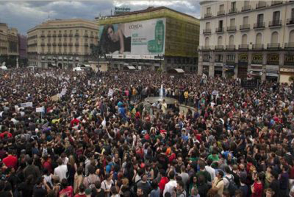 Protestas en Madrid 