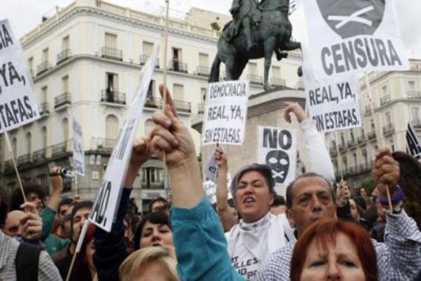 Protestas en Madrid 
