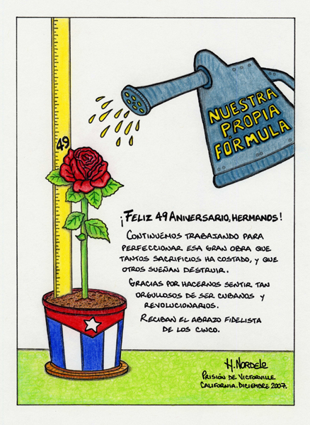Caricatura de Gerardo, Aniversario 49 de la Revolución
