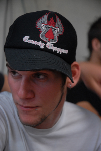 Ricardo A. Hernández Valdés, integrante del Grupo de rock Dead Point, en JR