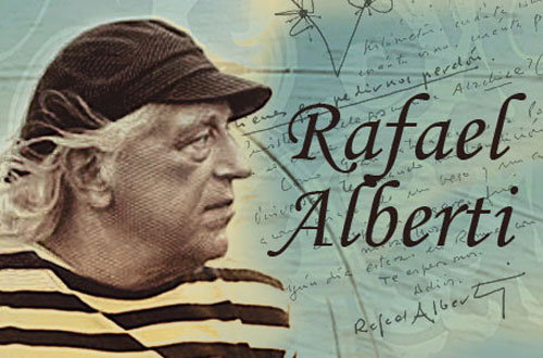 Poeta español Rafael Alberti