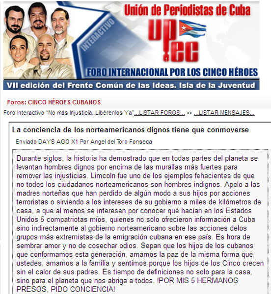 Foro Interactivo por los Cinco